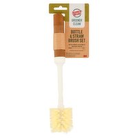 Scotch-Brite Greener Clean Bottle & Straw Brush Set, 1 count