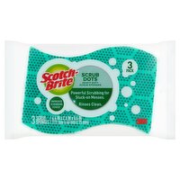 Scotch-Brite® Scrub Dots Heavy Duty Scrub Sponge, 3/Pack