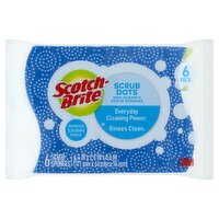 Scotch-Brite® Scrub Dots Non-Scratch Scrub Sponge, 6/Pack, 6 Each