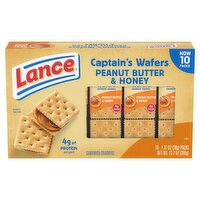 Lance Captain's Wafers Peanut Butter & Honey Sandwich Crackers, 1.37 oz, 10 count