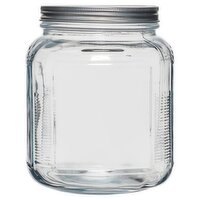 Anchor Hocking 1 Gallon Cracker Jar w/ Brushed Metal Lid, 1 Each