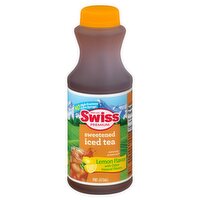 Swiss Premium Lemon Flavor Sweetened Iced Tea, 1 Pint