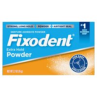 Fixodent Extra Hold Denture Adhesive Powder, 2.7 oz, 2.7 Ounce