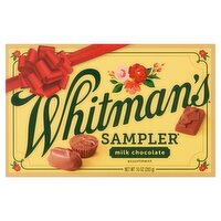 Whitman's Sampler Assortment Milk Chocolate, 22 count, 10 oz