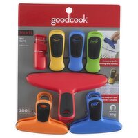 GoodCook Touch Assorted 7pc. Bag Clips, Magnetic with Non-slip Comfort Grips
