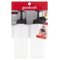 Goodcook Touch Squeeze Bottles, 2 count, 2 Each