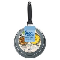 GoodCook Ceramic Nonstick 8 Inch Frypan Set, 2 Count