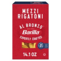 Barilla Al Bronzo Mezzi Rigatoni Pasta, 14.1 oz