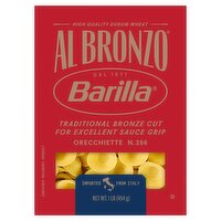 Barilla Al Bronzo Orecchiette N.356 Pasta, 1 lb