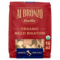 Barilla Al Bronzo Organic N.322 Mezzi Rigatoni Pasta, 1 lb