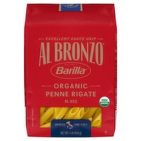 Barilla Al Bronzo Organic N.352 Penne Rigate Pasta, 1 lb