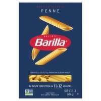 Barilla Classic Penne N°72 Pasta, 1 lb, 1 Pound