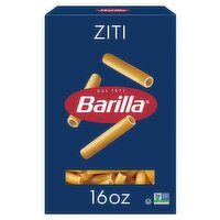 Barilla Ziti Pasta Non-GMO, Kosher Certified, 16 oz, 1 Pound