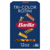 Barilla Tri-Color Rotini Pasta Non-GMO, Kosher Certified, 12 oz