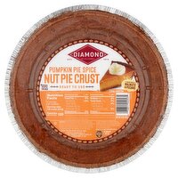 Diamond of California Pumpkin Pie Spice Nut Pie Crust, 6 oz