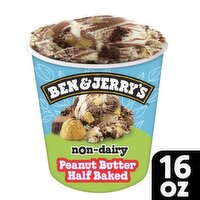 Ben & Jerry's Peanut Butter Half Baked Non-Dairy Frozen Dessert, 1 pint, 1 Pint