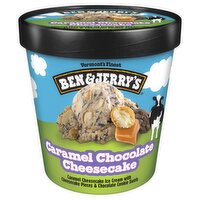 Ben & Jerry's Vermont's Finest Caramel Chocolate Cheesecake Ice Cream, one pint