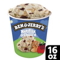 Ben & Jerry's Netflix & Chilll'd Peanut Butter Ice Cream, one pint