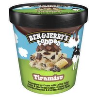 Ben & Jerry's Tiramisu Topped Mascarpone Ice Cream Pint 15.2 Oz, 15.2 Fluid ounce