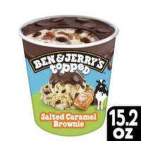 Ben & Jerry's Salted Caramel Brownie Topped Ice Cream, 15.2 fl oz