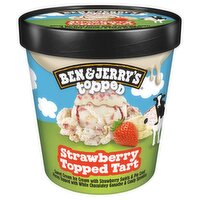 Ben & Jerry's Strawberry Topped Tart Ice Cream, 15.2 fl oz, 15.2 Fluid ounce