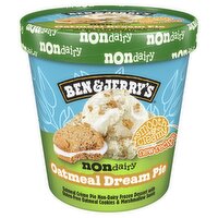 Ben & Jerry's Oatmeal Dream Pie Non-Dairy Frozen Dessert, 1 pint