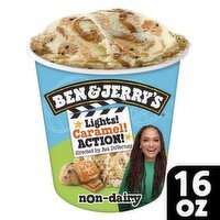 Ben & Jerry's Lights! Caramel! Action! Vanilla Non-Dairy Frozen Dessert, 1 pint