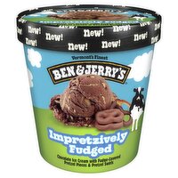 Ben & Jerry's Impretzively Fudged Chocolate Ice Cream, one pint, 16 Fluid ounce