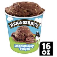 Ben & Jerry's Impretzively Fudged Chocolate Ice Cream, one pint, 16 Fluid ounce