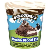Ben & Jerry's Mocha Mood Pie Sundae, 14.4 fl oz, 14.4 Fluid ounce