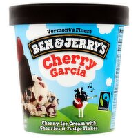 Ben & Jerry's Vermont's Finest Cherry Garcia Ice Cream, one pint, 16 Pint