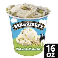 Ben & Jerry's Pistachio Pistachio Ice Cream Pint 16 Oz