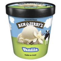 Ben & Jerry's Vanilla Ice Cream Pint 16 Oz