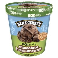 Ben & Jerry's Non-Dairy Chocolate Fudge Brownie Frozen Dessert, 1 pint, 16 Ounce