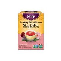 Yogi Soothing Rose Hibiscus Skin DeTox Tea Bags, 16 count, 1.12 oz