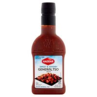 Haddar Sweet & Savory General Tso Sauce, 15 oz