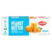 Haddar Original Peanut Butter Bites, 6 count, 3.1 oz