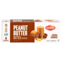 Haddar Cocoa Crunch Peanut Butter Bites, 6 count, 3.1 oz