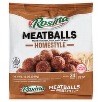 Rosina Homestyle Meatballs, 1/2 oz, 24 count