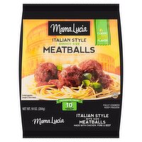 Mama Lucia Italian Style Meatballs Dinner Size, 10 oz, 10 Ounce