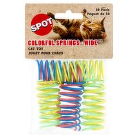 Spot Colorful Springs - Wide Cat Toy, 10 count