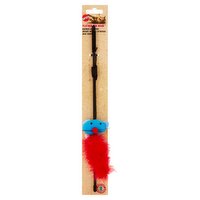 Spot Feather Boa Wand Catnip Cat Toy