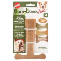 Spot Bam-bones Plus 6" Chicken Flavor Chew Toy for Dogs, M