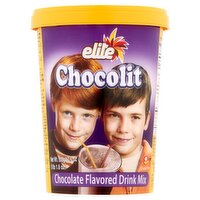 Elite Chocolit Chocolate Flavored Drink Mix Powder, 17.6 oz