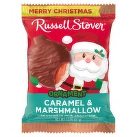 Russell Stover Ornament Caramel & Marshmallow Covered in Milk Chocolate, 1.3 oz