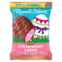 Russell Stover Strawberry Crème Egg Covered in Milk Chocolate, 1.3 oz