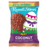 Russell Stover Coconut Nest Covered in Milk Chocolate, 1.3 oz