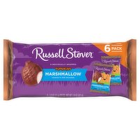 Russell Stover Pumpkins Marshmallow Covered in Milk Chocolate, 1.3 oz, 6 count