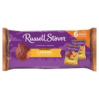 Russell Stover Caramel Covered in Milk Chocolate Pumpkins, 1.3 oz, 6 count