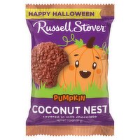 Russell Stover Pumpkin Coconut Nest Covered in Milk Chocolate, 1.3 oz